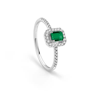 Ringe Salvini Dame Mini Dora in Weißgold Smeraldo 0.22 Ct 20108375 - 20108375